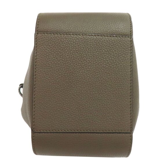 LOEWE Khaki Leather Hammock Bag - Picture 4 of 11